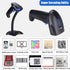 Hot Selling Handheld Wirelress 2.4G Barcode Scanner RS232 Wired USB 1D/2D QR Bar Code Reader PDF417 for IOS Android Windows