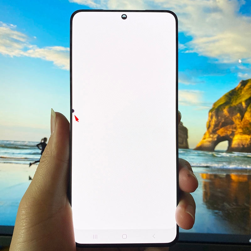 Original LCD For Samsung Galaxy S21 5G G990F G991F G991U G991B/DS Lcd Display Touch Screen 6.2'' With Frame With Dead Pixel