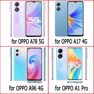 Sunjolly Mobile Phone Cases Covers for OPPO A96 A55 A54 A16 A93 A74 A94 A95 A74 A78 A17 A1 Pro 4G 5G Case Cover coque Wallet