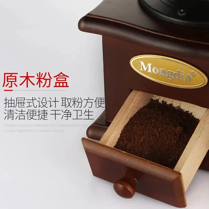 Mongdio Retro, Hand Coffee Grinder, Coffee Bean Grinder