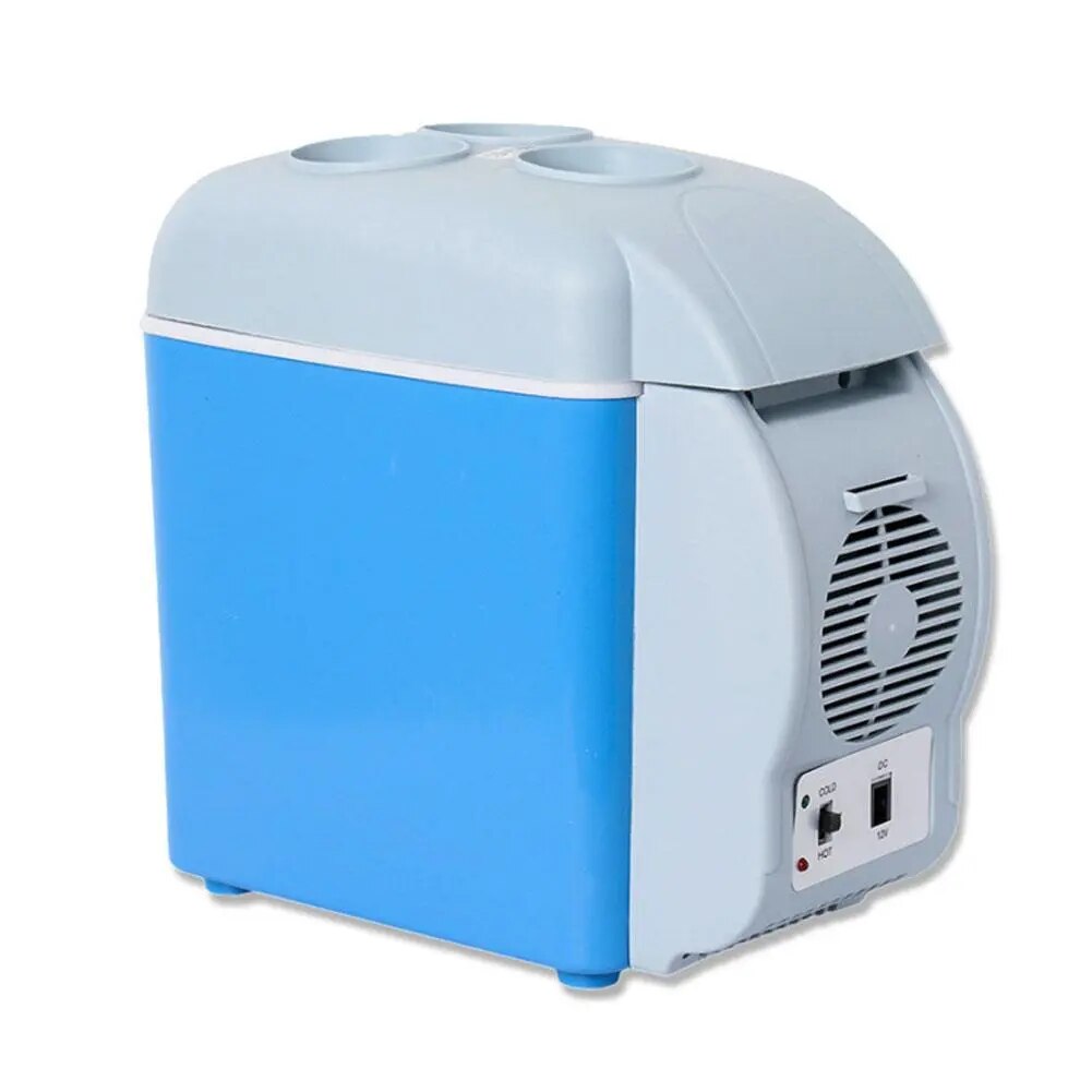 12V Refrigerator Freezer Heater 7.5L Mini Car Freezer Portable Refrigerator Fridge Electric Warmer & Cooler Icebox Travel X0I1