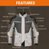 Motorcyclist Jacket New Motorcycle Jacket Men Motorcycle Jacket Road Racing Suit Summer Breathable Road Commuter Biker Pants