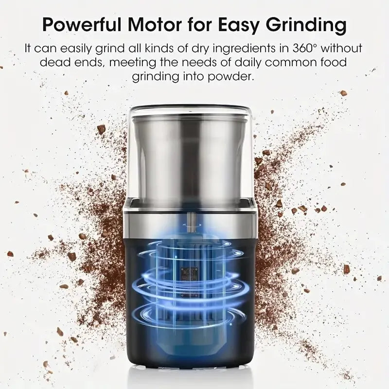 Small Mini Electric Coffee Grinder for Spiced Coffee Beans Spice Blender and Espresso Grinder Wet and Dry Grinder