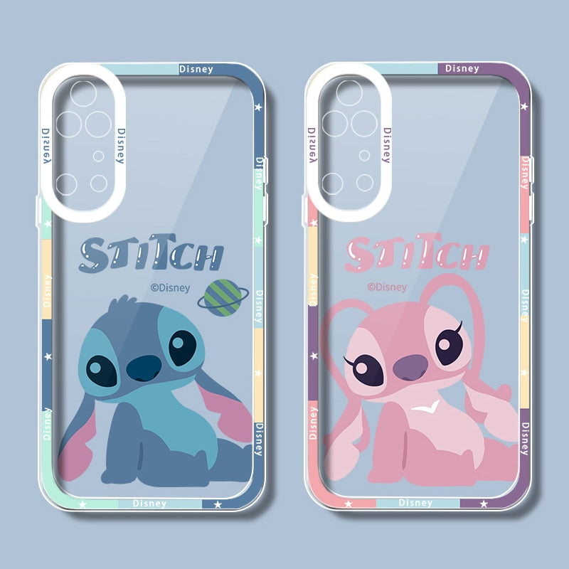 Cartoon Disney Stitch Soft Silicone Case For Huawei P30 Lite P10 Plus P20 P30Lite P40 Lite P50 Pro Y9 Prime 2019 Clear Cover