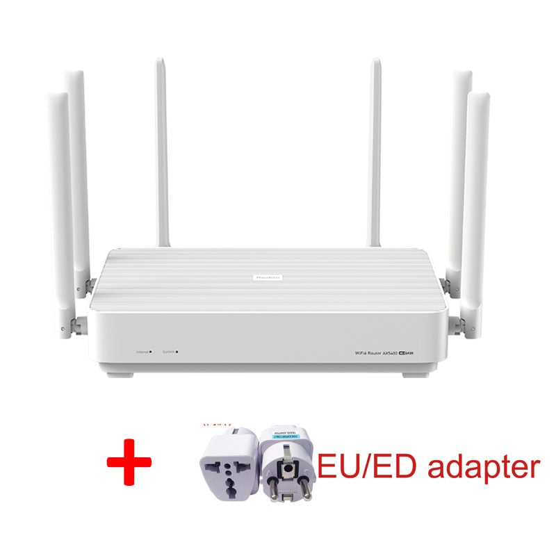 Original Xiaomi Redmi AX5400 Wifi Router Mesh System Wi-Fi 6 Plus 160MHz Work With Xiaomi mijia mihome App Network Cable