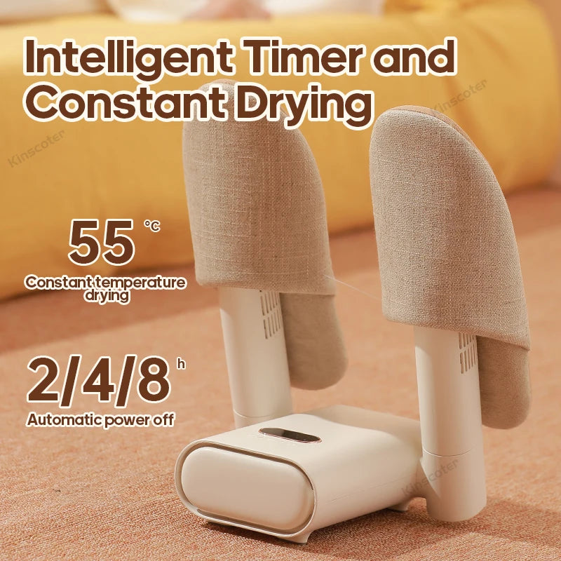 KINSCOTER Electric Boots Shoes Dryer Deodorizer Home Foot Warmer Heater With Heat Dehumidifier For Shoes Boots Socks Gloves