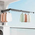 Retractable Clothes Drying Rack Wall Mounted Folding Clothes Hanger Rack Space Saver Wall Mount Retractable Cloth Drying Rack