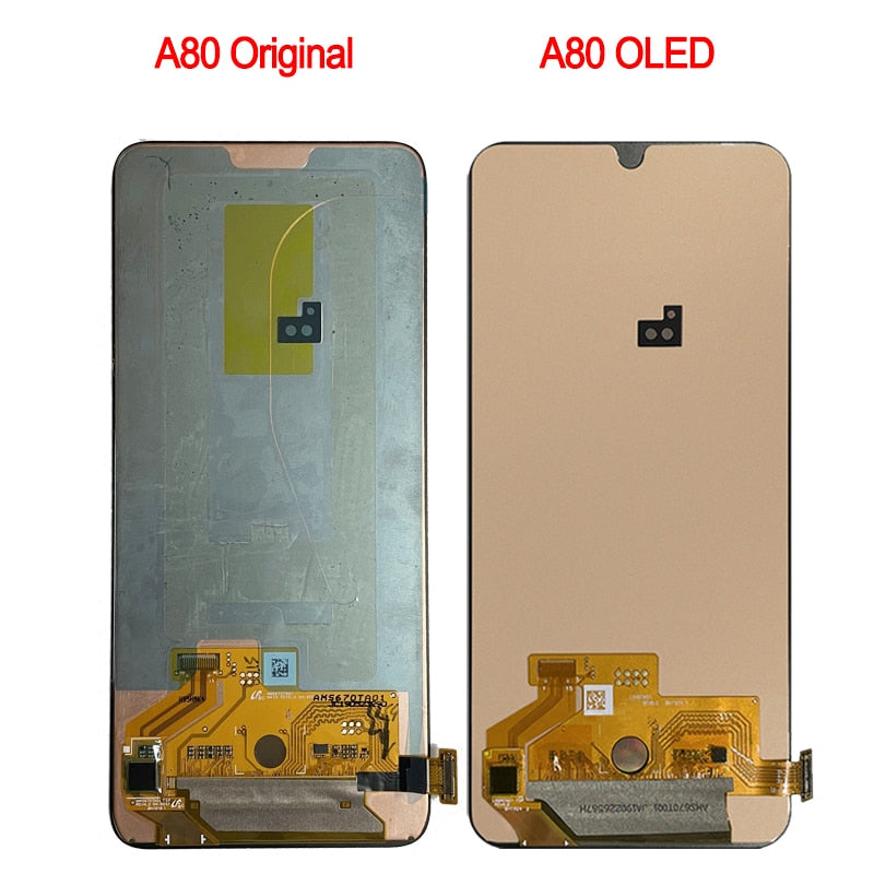 6.7''Original For Samsung Galaxy A80 A805 A805F LCD display Touch Screen Digitizer Assembly with Fingerprint For Samsung A90 LCD