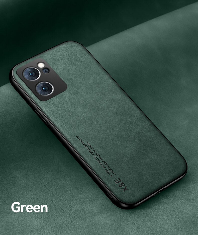 Case For OPPO Reno7 5G Case Leather Silicone Cover For OPPO Reno 7 4G Phone Case OPPO Reno7 5G Cover