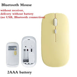 Bluetooth Mouse for APPle MacBook Air Pro Retina 11 12 13 15 16 mac book Laptop Wireless Mouse Rechargeable Mute Gaming Mouse