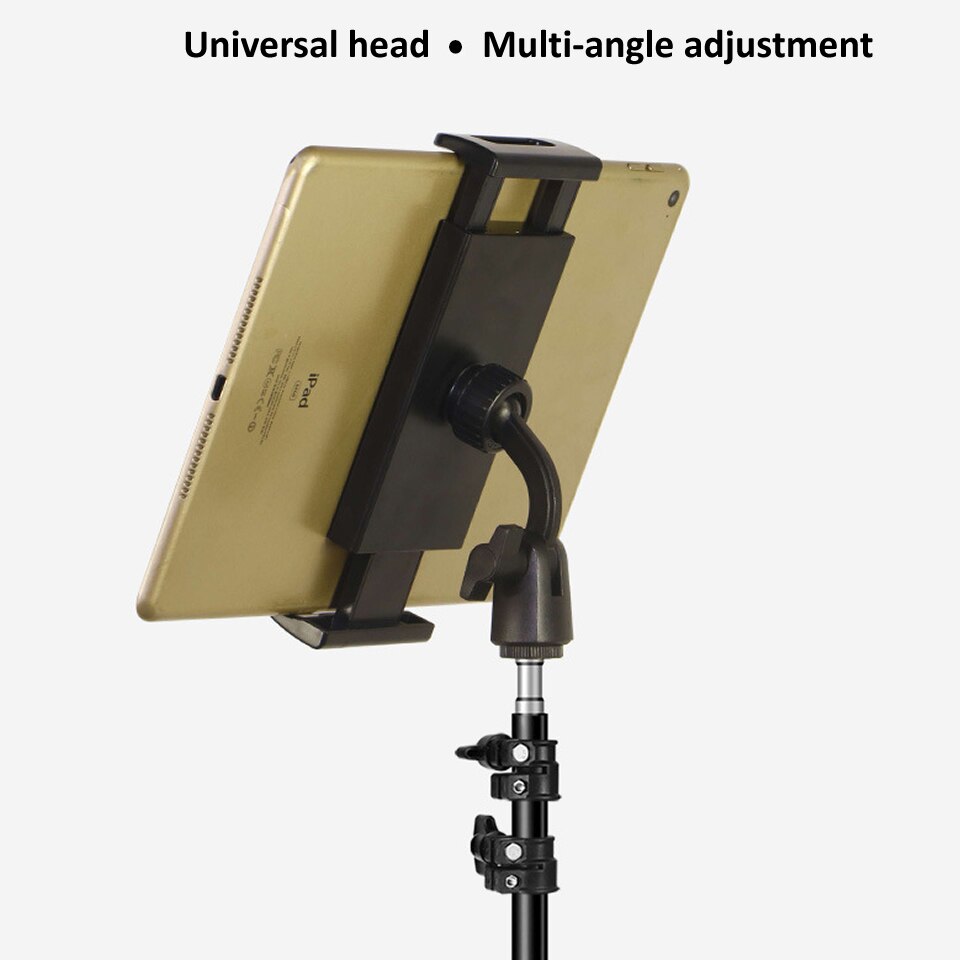 OUTMIX Adjustable Tablet Tripod Floor Stand Holder Mount Support for 4-13 inch for iPad Air Pro 12.9 Lazy Holder Bracket Support