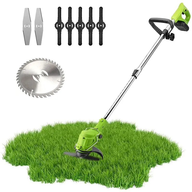 Cordless Weeder Blade Grass Trimmer Electric Lawn Mower Weeders Lawn Mower Cutter Garden Pruning Tools
