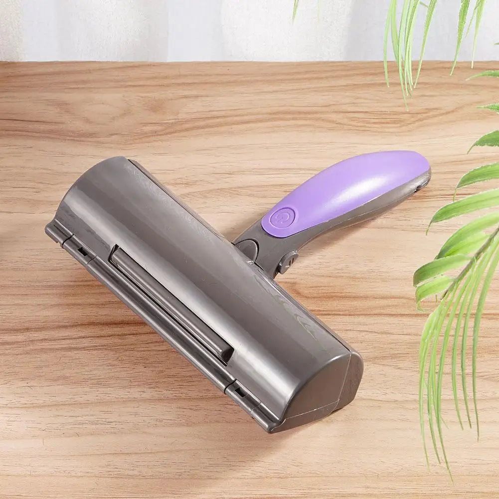 Electric Pet Hair Remover Brush Reusable Sofa Clothes Lint Fur Hair Floating Roller Cleaner Household Cleaning Accessories