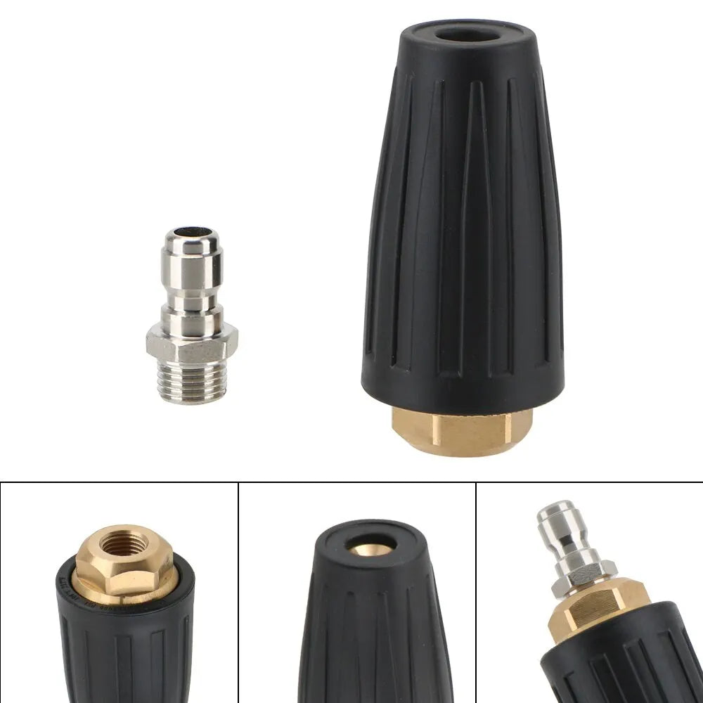 Car Cleaning For Quick Connector Pivoting Coupler Jet Sprayer Car High Pressure Washer Accessory Turbo Nozzles Sprayer