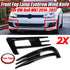 For VW Golf 7 MK7 Golf 7 Pre-facelift Front Bumper Lip Spoiler Car Bumper Fog Lamp Grille Cover Trim Body Kit 2012-2017 Tuning