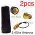 2.4Ghz Antenna PBX SMA male 3dbi Zigbee 2.4 ghz wifi antenna mini antena aerial PCI U.FL IPX to RP-SMA Pigtail Extension Cable