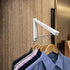 Clothes Hanger Retractable Cloth Drying Rack Folding  Wall Mount Indoor Amp Outdoor Space Saving Home Laundry Clothesline