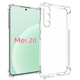 Airbag Shockproof Case For Meizu 20 Meizu20 5G Clear Silicone TPU Transparent Back Cover Soft Case for Meizu 20 Meizu20 5G