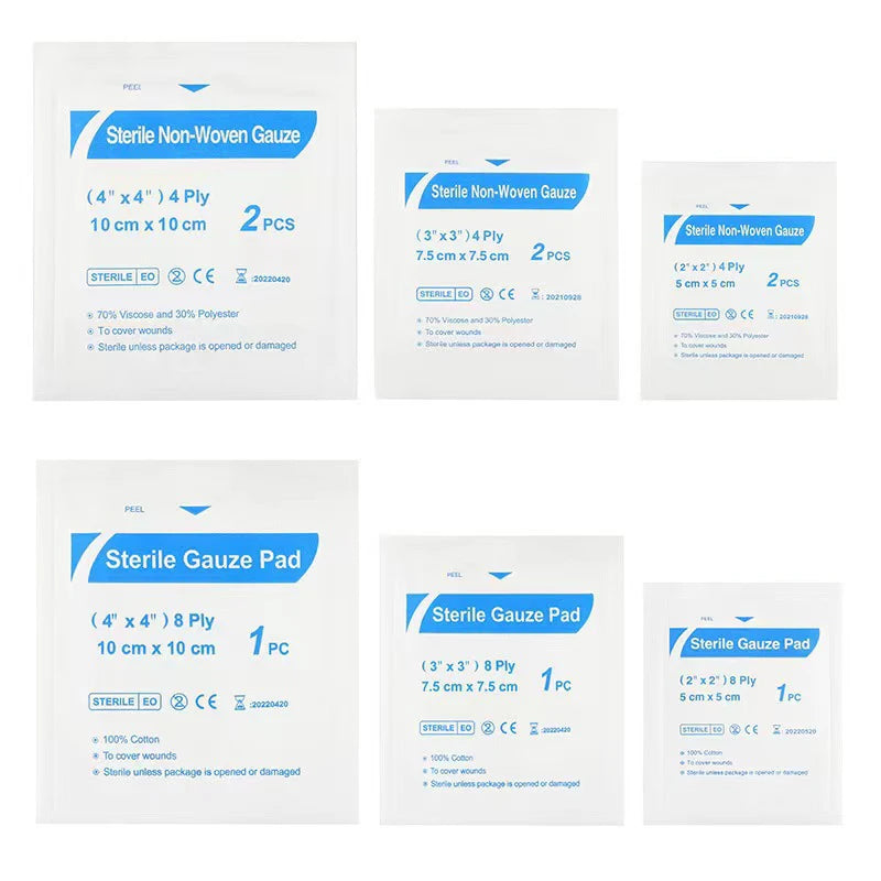 High Quality Sterile Gauze Pads Combine Pad Trauma Pad Wound Dressing For Outdoor Camp Tactical First Aid Kit Accessories