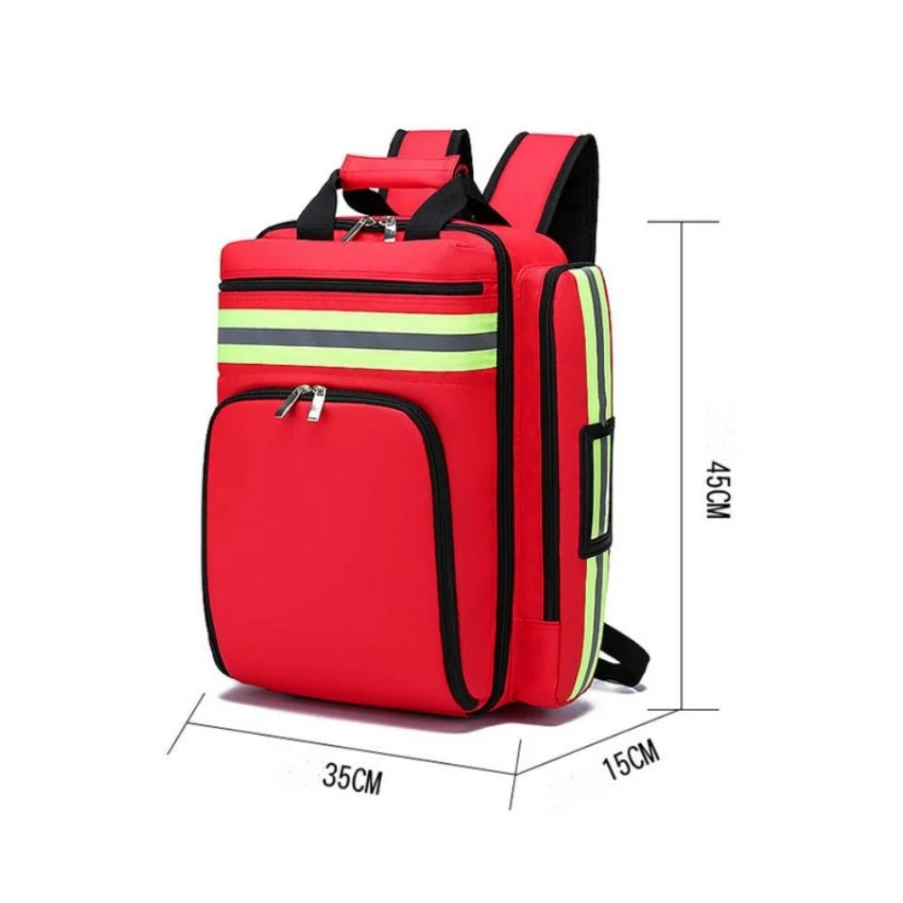 Multi-layer EMS Bag Empty Waterproof Backpack Large Capacity for Outdoor Travel Clinic Nursing Rescue Survival Earthquake