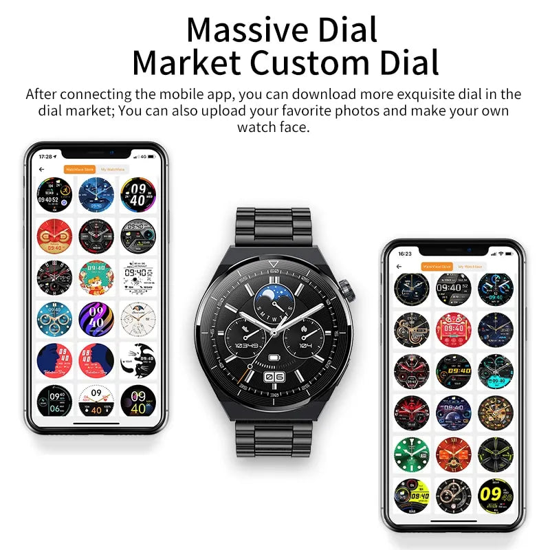 LIGE Smart Watch For Men 2023 Bluetooth Answer Calls Waterproof Watches Sports Fitness Tracker Men Smartwatch Relogio Masculino