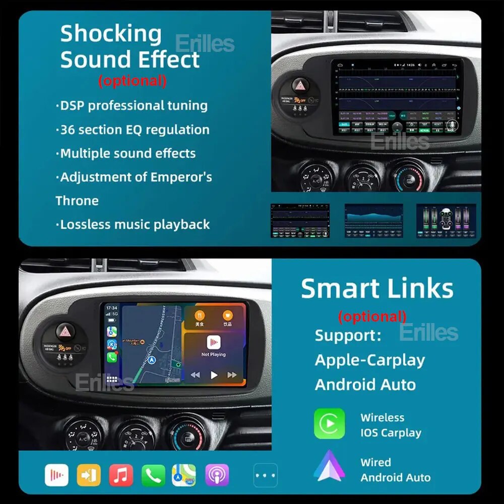 Android 13 Carplay Car Radio For Hyundai Tucson IX35 3 2015 2016 2017 2018 Multimedia Video Player Navigation GPS Head Unit 2Din