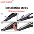 Front Wiper Blades For MG 6 MG6 2009-2016 Windshield Windscreen Window 24"+18" 2009 2010 2011 2012 2013 2014 2015 2016