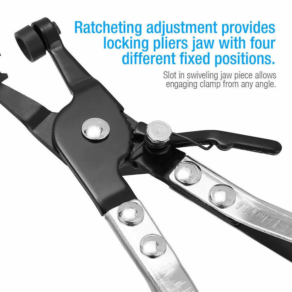 Auto Water Tube Plier Swivel Drive Car Snap Pliers Straight Throat Steel for Automobile Repair Tools for Car Vehicle Accessories
