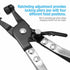 Auto Water Tube Plier Swivel Drive Car Snap Pliers Straight Throat Steel for Automobile Repair Tools for Car Vehicle Accessories