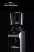 New electric stainless steel Touch screen gear coffee grinder 38mm conical burr dirp coffee espresso drip pot