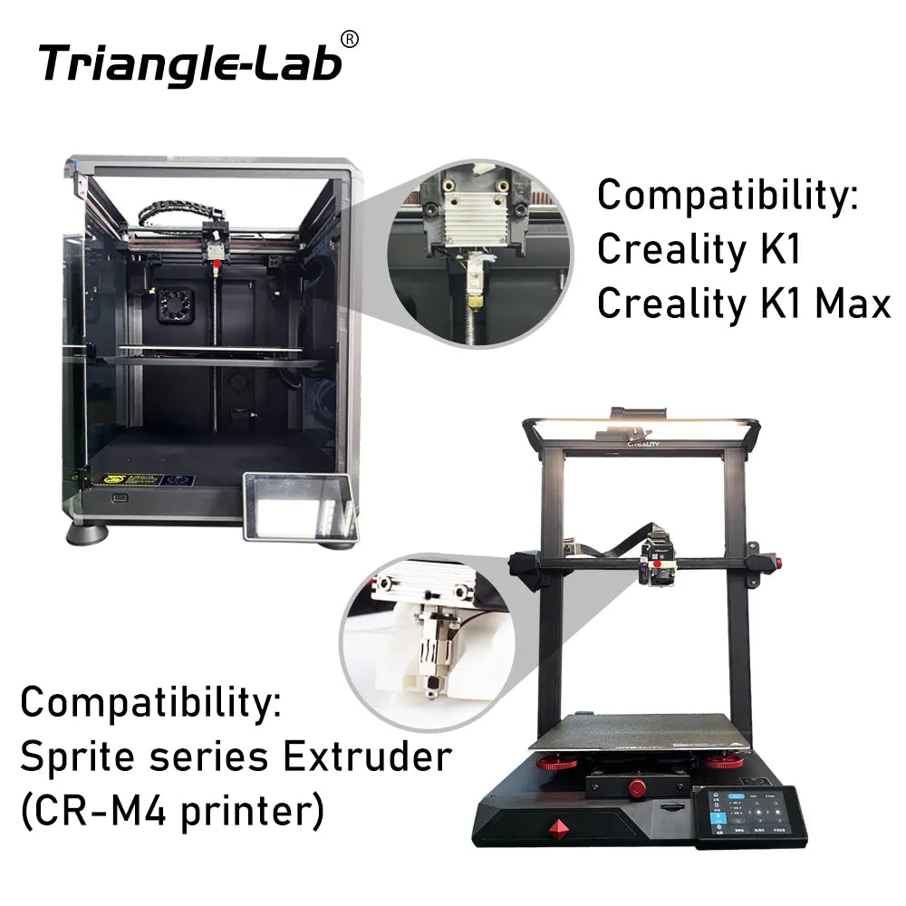 Trianglelab CHCB-OT Hotend updated  KIT K1 HOTEND for Sprite Extruder Creality K1 3D printer Creality K1 Max CR-M4 printer