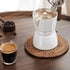 Double Valve Moka Espresso coffee Pot High-temperature pressure Extraction Coffee Machine Kitchen Household Appliance