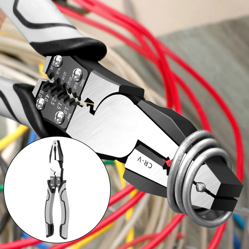 Electrician Pliers Wire Cutters Multifunctional Crimping Pliers Wire Strippers Hardware Repair Hand Tools Mulititools Wiring Too