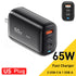 Essager 65W GaN USB Type C Charger For Laptop PPS 45W 25W Fast Charge For Samsung QC3.0 PD3.0 For iPhone14 13 Pro Phone Chagers