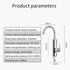 Electric Instant Kitchen Faucet 220V 110V Water Heater Stainless Steel Tankless Instantaneous Heating Faucets + Digital Display