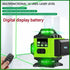 4D 16 Lines Laser Level 3° Self-Leveling Horizontal and Vertical Super Powerful  Green Beams Laser Leveler