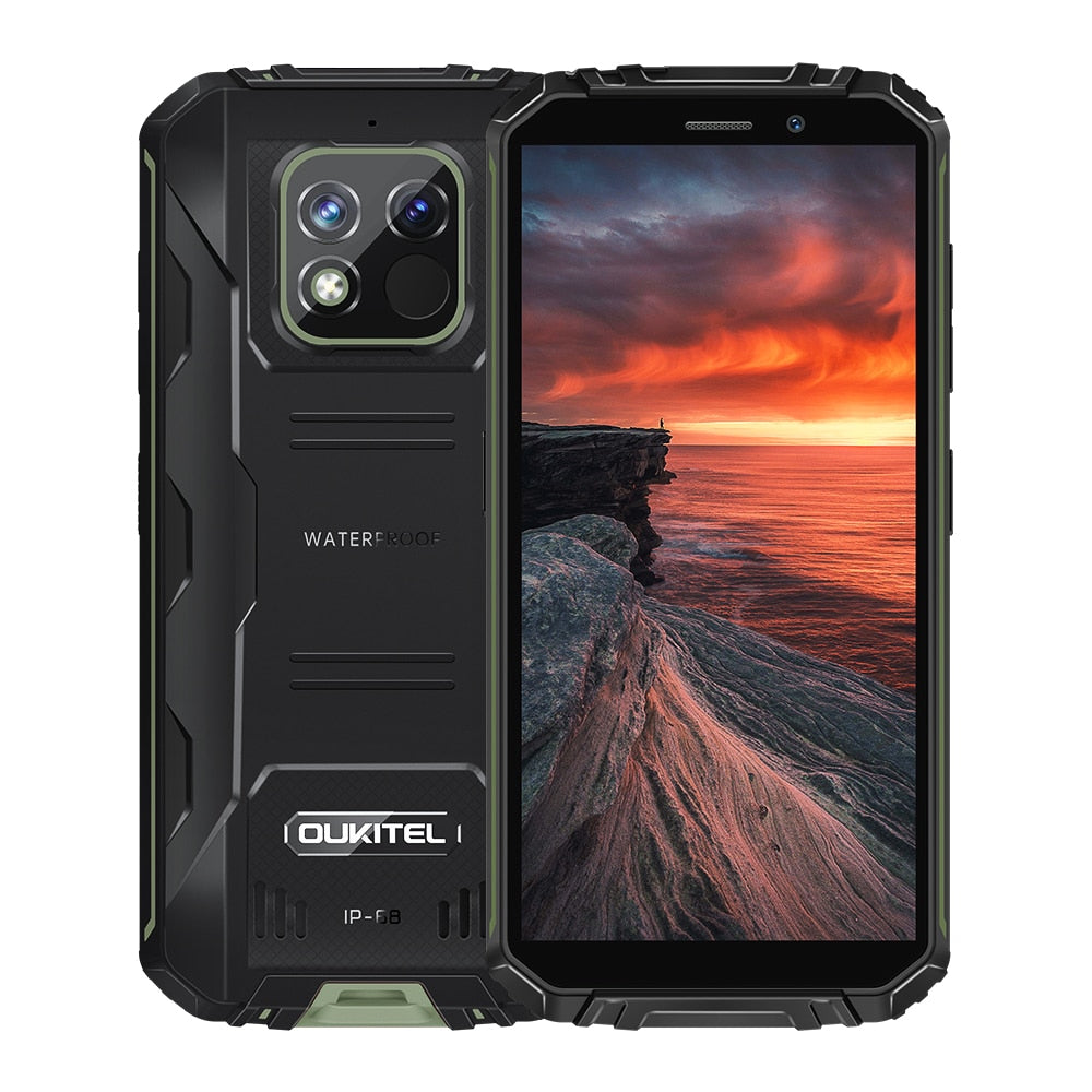 World Premiere OUKITEL WP18 Pro Rugged Phone 12500mAh Android 12 4GB+64GB Mobile Phone 5.93'' HD+ Display 13MP Camera Smartphone