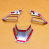 For Toyota Yaris / Yaris Cross Matt Chrome Interior Steering Wheel Switch Cover Trims Accessories