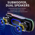 ZEALOT S55 Bluetooth Speaker Waterproof IPX5 Bluetooth Speaker 10W Sound Box BT5.3 Loudspeaker With Colorful Light Surround