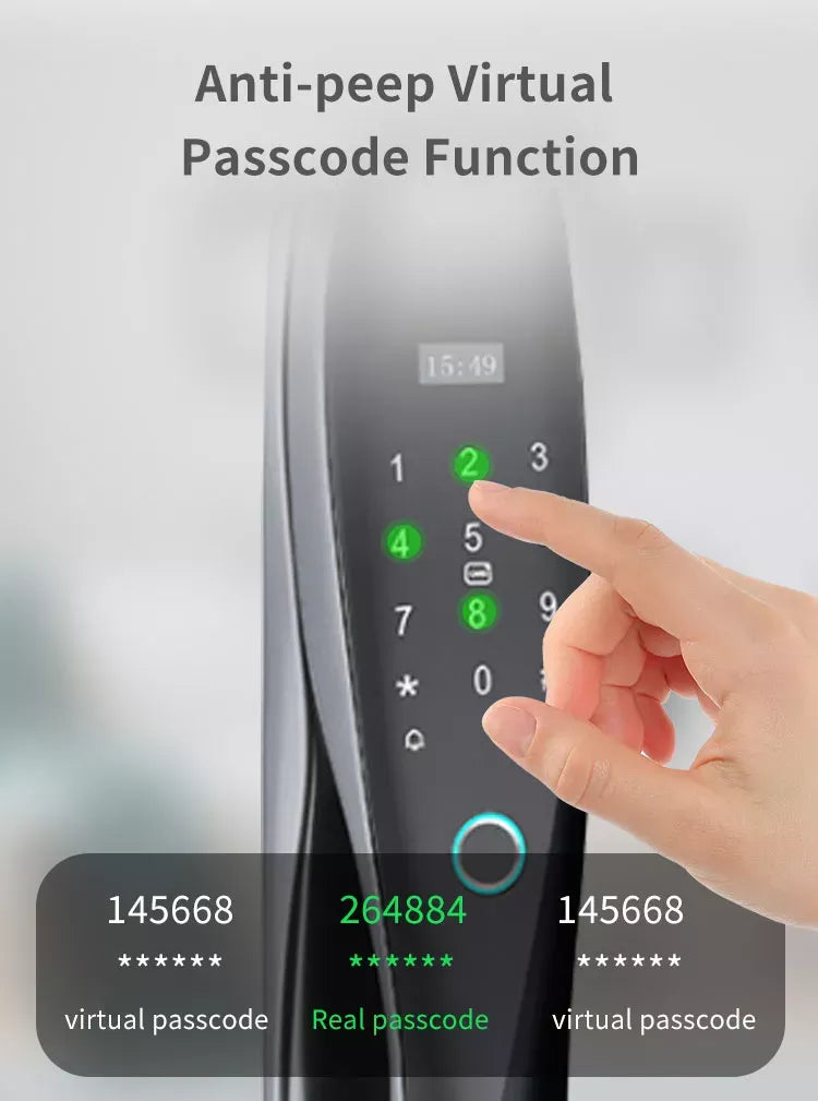 TIAGO A1 Smart lock High quality anti-theft door, guest room door, Tuya intelligent locking , safety lock ,  WIFI door lock