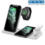 FDGAO 25W 4 in 1 Wireless Charger Induction Charging Stand for iPhone 14 13 12 11 8 Airpods 3 Pro Apple iWatch 7 Charge Station