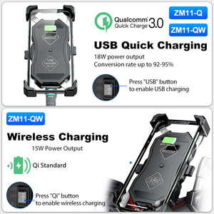 Deelife Motorbike Motorcycle Phone Holder Wireless Charging for Moto X-Grip Telephone Support Cell Mobile Stand Smartphone Mount