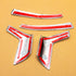 Chrome Side Rearview Mirror Trims Cover Strips For 2019-2022 Toyota Corolla Sport Hatchback Sedan Touring Suzuki Swace