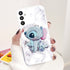 For Samsung Galaxy A34 5G Case 6.5" Soft TPU Back Cover Cute Stitch Lilo Disney Coque For Samsung A 34 A34 SM-A346E Funda Bumper