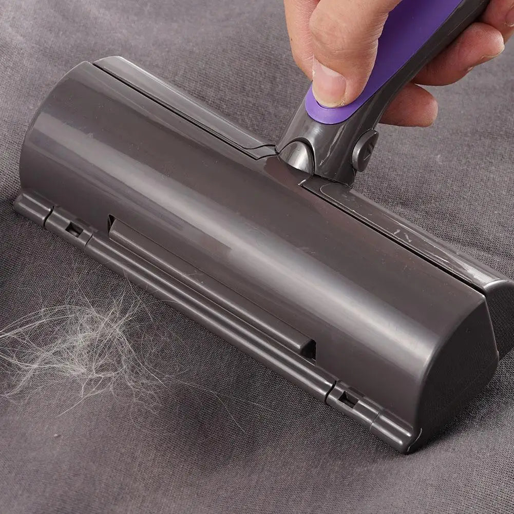 Electric Pet Hair Remover Brush Reusable Sofa Clothes Lint Fur Hair Floating Roller Cleaner Household Cleaning Accessories