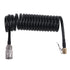 3/5/7/10/15m Recoil Flexible Air Hose Compressor Fitting Tire Inflatable Tube with Quick Air Chuck & fast connect female