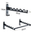 Wall Mounted Drying Rack Clothes Hanger Indoor & Outdoor Space Saving Clothes Rack Bathroom Balcony Aluminum Laundry Clothesline