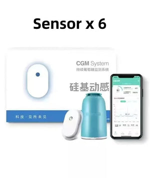 Sibionics Blood Glucose Meter 24h Real Time Monitoring Tester Diabetes Suger Sensor Health Monitors For Home Scanner Finger-Free