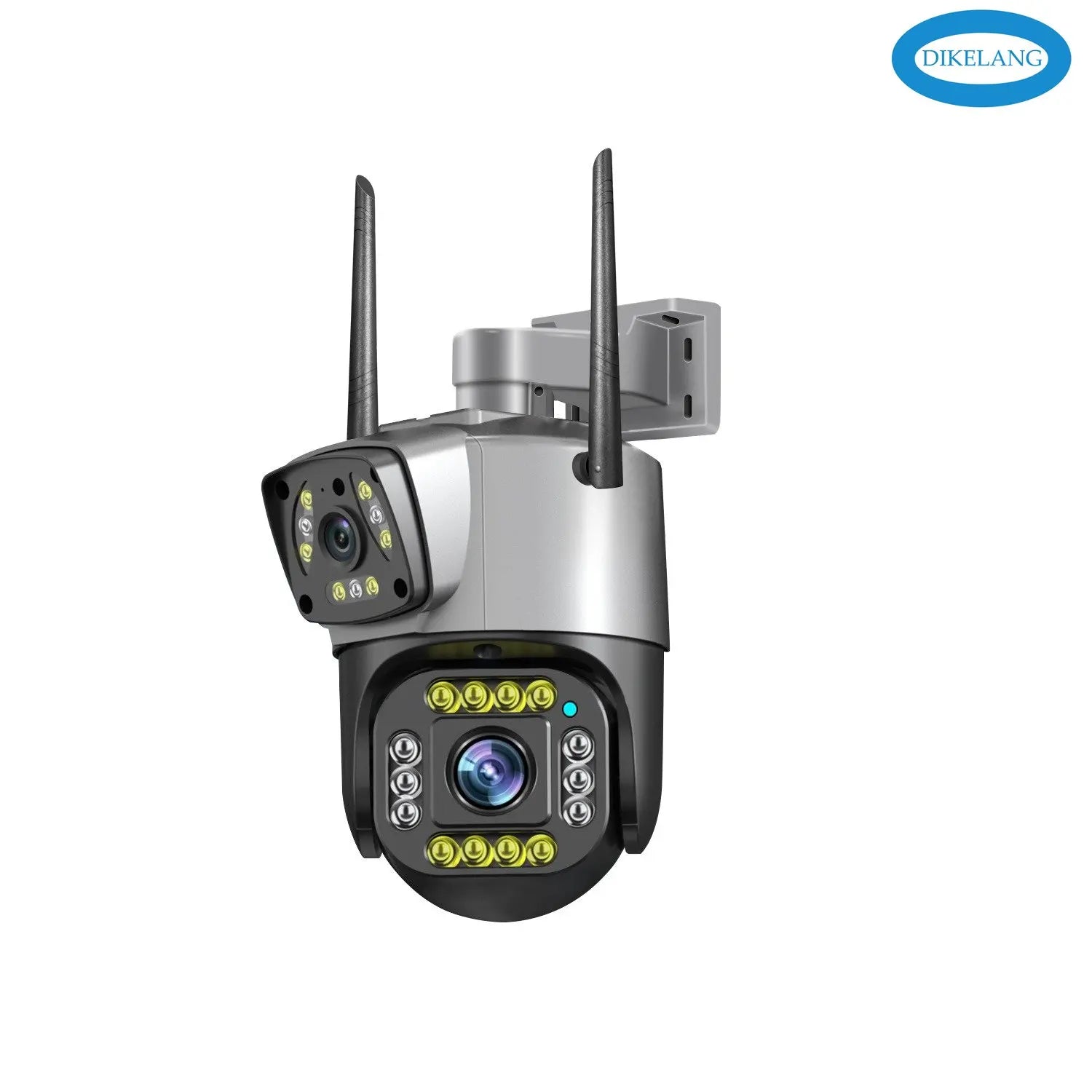 Outdoor 4G Dual Lens Camera with 360° Panoramic Rotation and Waterproof for Home Wireless WiFi Monitoring