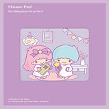 Office family computer desks mini cartoon cute dog mouse pad desk pad desktop mouse pad mouse pad gaming